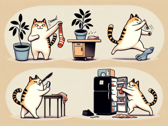 Obowiązki domowe kota