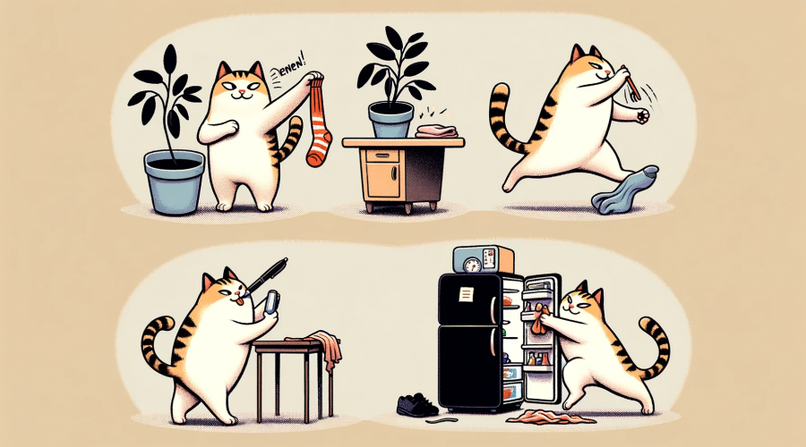 Obowiązki domowe kota